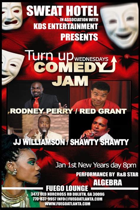 Turn Up Comedy Jam Fuego Lounge January 1st