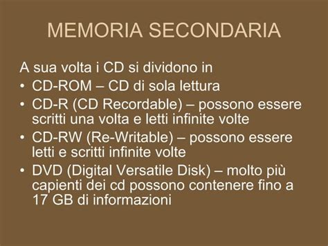 Concetti Di Base Di Informatica Ppt