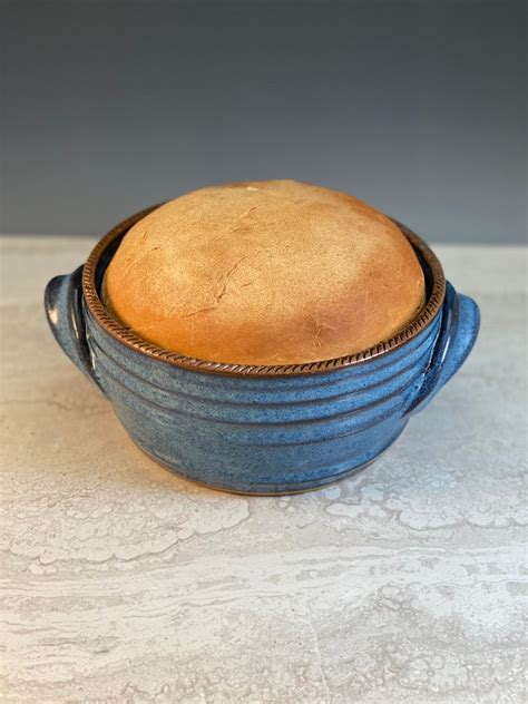 Bread Baker Bread Crock Bread Pot Ceramic Bread Baker Etsy