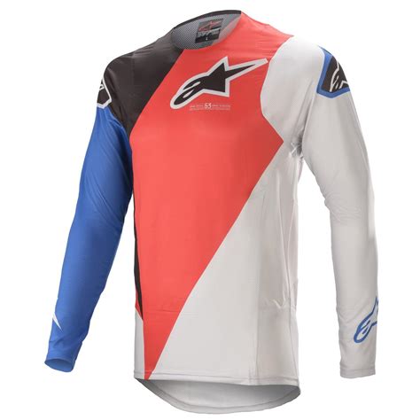 Alpinestars Maglia Mx Supertech Blaze Rosso Blu Maciag Offroad