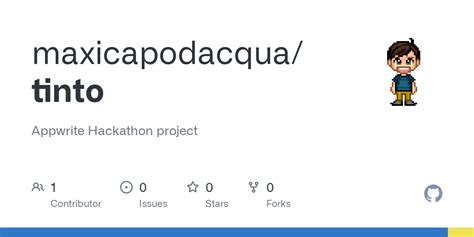 GitHub - maxicapodacqua/tinto: Appwrite Hackathon project