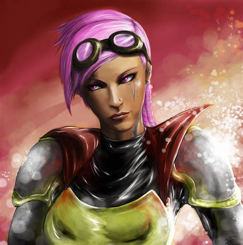 Speedpainting Vi The Piltover Enforcer By Lel0uch On Deviantart