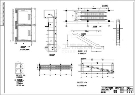 某地四层框架结构大型超市建筑施工图（含logo）商业街土木在线