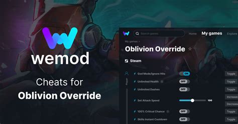Oblivion Override Cheats & Trainers for PC | WeMod