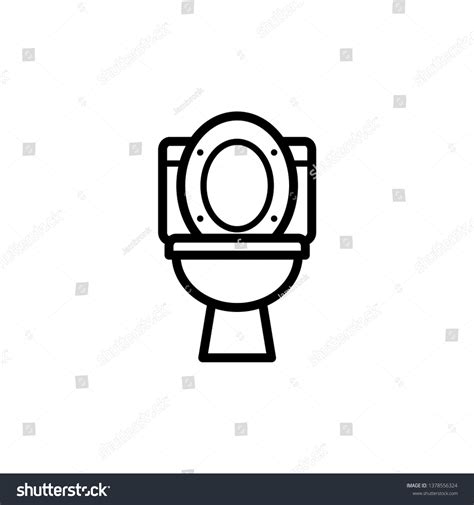 Toilet Icon Toilet Bowl Logo Vector Stock Vector (Royalty Free ...