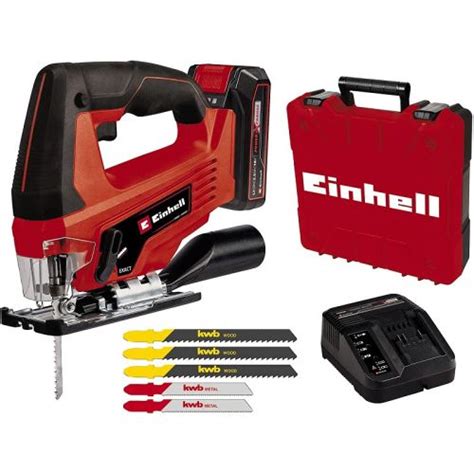 Kit Sierra Caladora Einhell Tc Js 18 Cargador Y Bateria 2 5ah 5