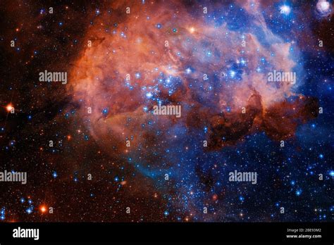 Nebulas Galaxies And Stars In Beautiful Composition Awesome Print For