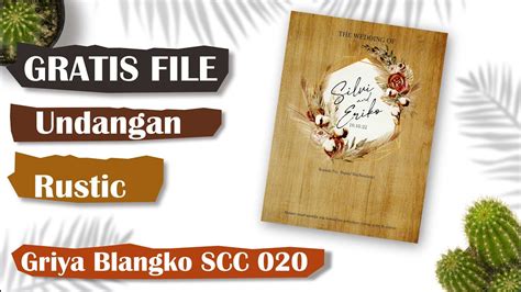 Gratis File Griya Blangko Scc Undanganpernikahan