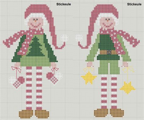 Stickeules Freebies Weihnachten Christmas Cross Stitch Cross Stitch