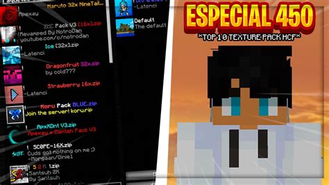 Top 10 Mejores Texture Packs De Hcf Especial 450 Subs Holypvp