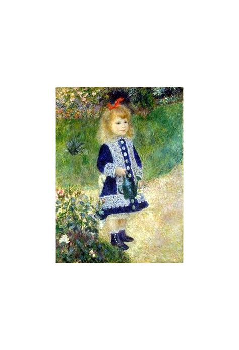 A Girl with a Watering Can by Pierre Auguste Renoir-Art gallery...