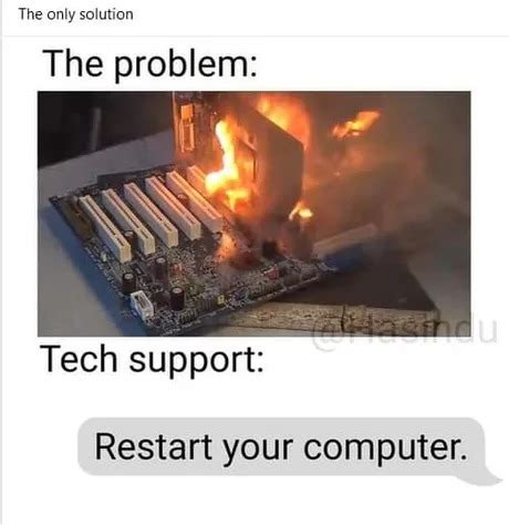 Restart Your Computer Meme Subido Por Woowerse Memedroid Hot Sex Picture