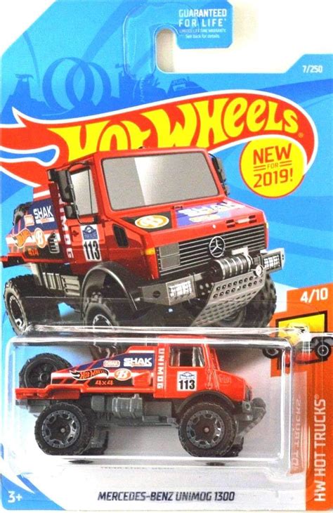 Amazon Hot Wheels Hw Hot Trucks Mercedes Benz Unimog Red