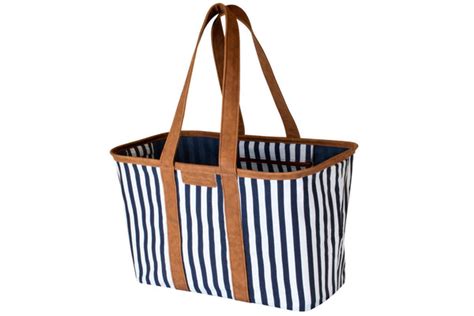 Snapbasket Luxe Tote Collapsible 30l Canvas Tote Clevermade