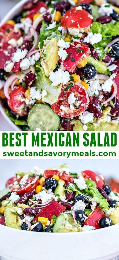 Delicious And Healthy Mexican Salad Recipes