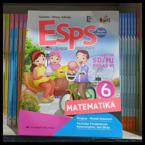 Jual Esps Matematika 6 Untuk Sd Mi Esps Matematika Kelas 6 K13N