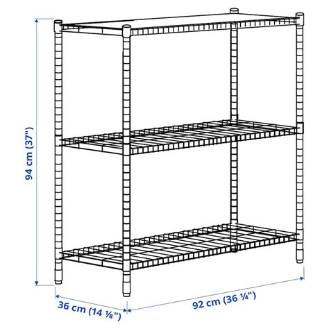 Omar 1 Regalelement Bambus 92x36x94 Cm Ikea Deutschland