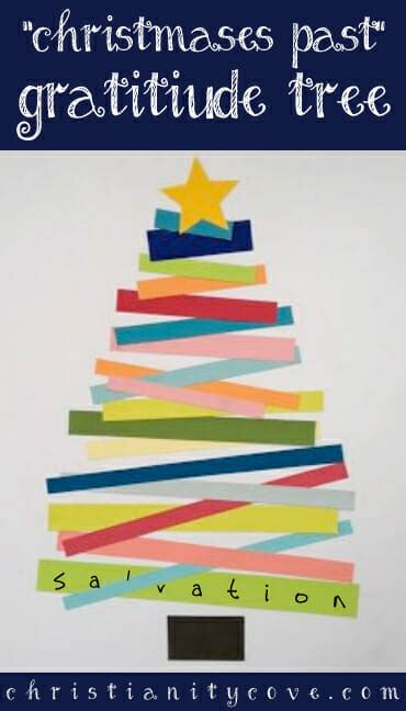 "Christmases Past" Gratitude Tree - Christmas Craft & Lesson