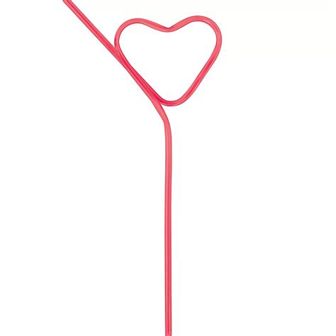Heart Valentines Day Silly Straw 11in Party City Canada