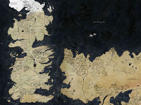 Game Of Thrones Detailed Map