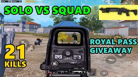 Power Of Mk14 21 Kills Solo Vs Squad Pubg Mobile Season 14 Rp And Uc