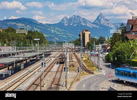 Arth Goldau Switzerland July Railways Of The Arth Goldau