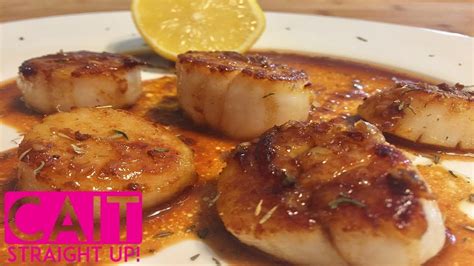 Pan Seared Scallops Recipe Cait Straight Up Scallop Recipes Pan Seared Scallops Recipes