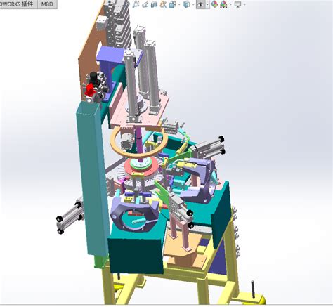 【非标数模】电机定子加紧装置3d模型图纸 Step格式电机 仿真秀干货文章