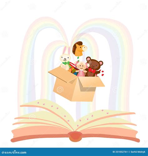 Open Kids Book Stock Vector Illustration Of Literature 251052761