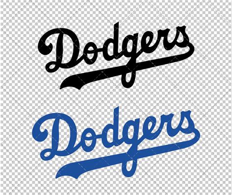 Los Angeles Dodgers Jersey 1958 Svg Dxf Eps Png Artofit