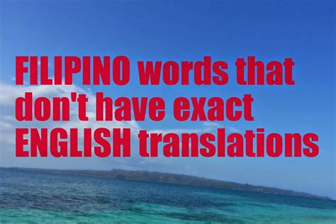 How To Conjugate Filipino And Tagalog Verbs Types And