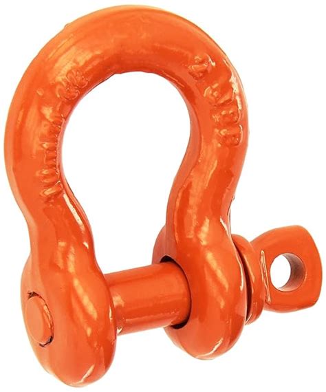 Cm M P Super Strong Anchor Shackle With Orange Powder Coated Screw