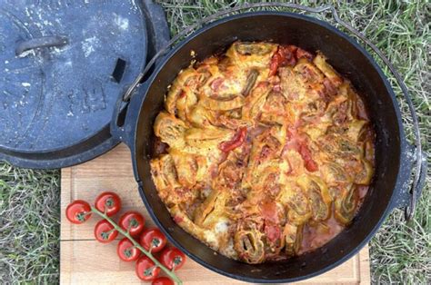 Maultaschen Auflauf Aus Dem Dutch Oven Bbqpit De