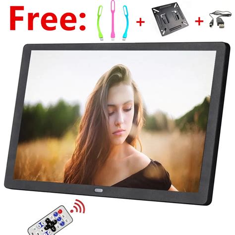 Nova Tela De 15 Polegadas Led Backlight Hd 1280 800 Digital Photo Frame