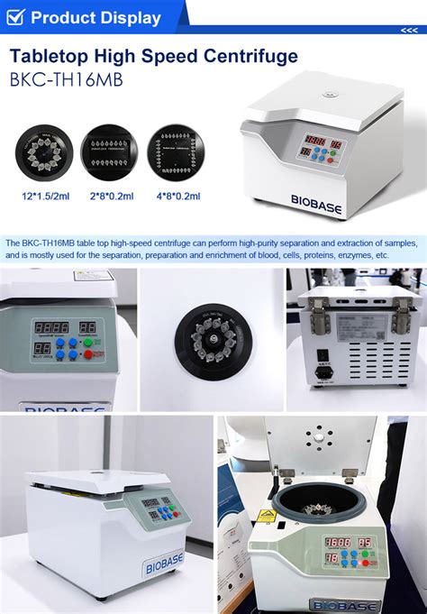 Biobase Benchtop Laboratory Centrifuge Microplate Centrifuge Bkc Th Mb