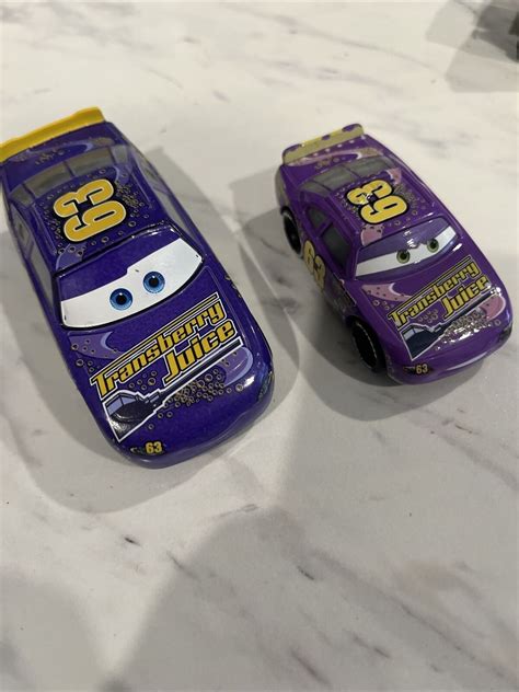 Disney Pixar Cars World Of Cars Transberry Juice No 63 Big And Little Ebay