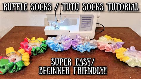 How To Make Ruffle Socks Anklets Super Easy Beginner Friendly