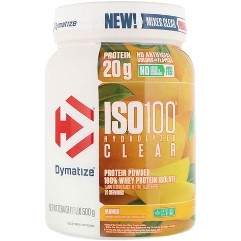 Dymatize Nutrition Iso Hydrolyzed Clear Whey Protein Isolate