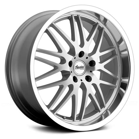 Advanti Racing® Kudos Wheels Bright Silver With Mirror Machined Lip