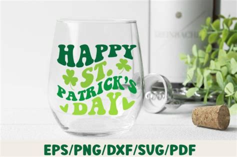 Happy St Patricks Day Retro Svg Graphic By Designer302 · Creative Fabrica