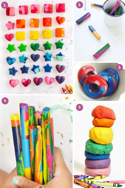 Melted Crayon Art Ideas 40 Genius Projects For Old Crayons What Moms Love