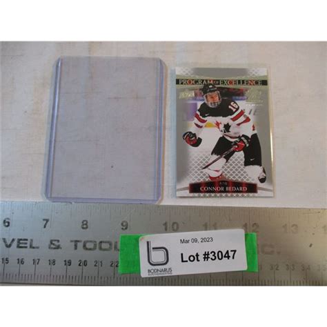 2022 Connor Bedard Upper Deck Rookie World Junior Silver Edition Card ...