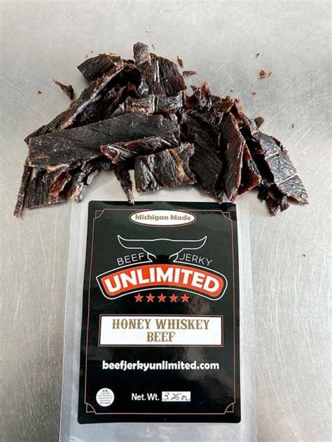 Honey Whiskey Beef Jerky