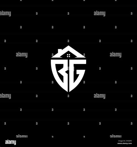 Bg Modern Logo Black And White Stock Photos And Images Alamy