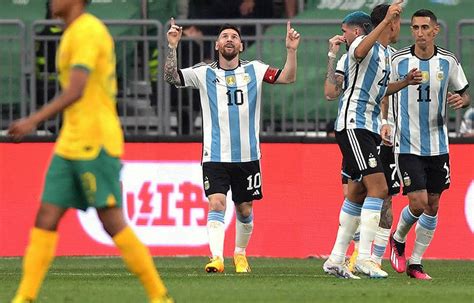 メッシが開始1分19秒のキャリア最速弾！ アルゼンチンがオーストラリアとのカタールw杯再戦に快勝《国際親善試合》 サッカー スポーツ