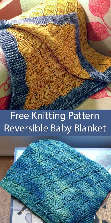 3453+ Free Knitting Pattern Reversible Baby Blanket - Free Kinitting ...
