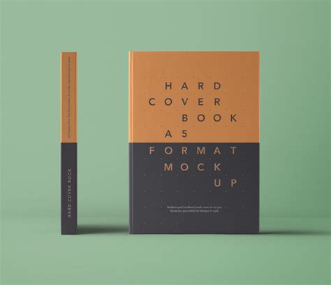 Free A Hardcover Book Mockup Mockuptree