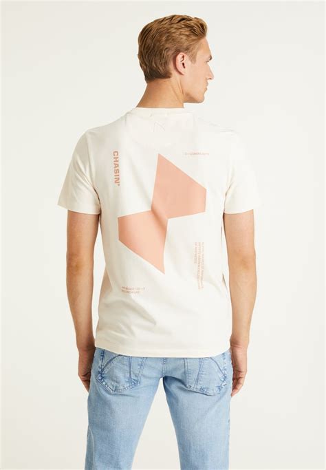 Chasin Basic Motive T Shirt Print Pink Zalandode