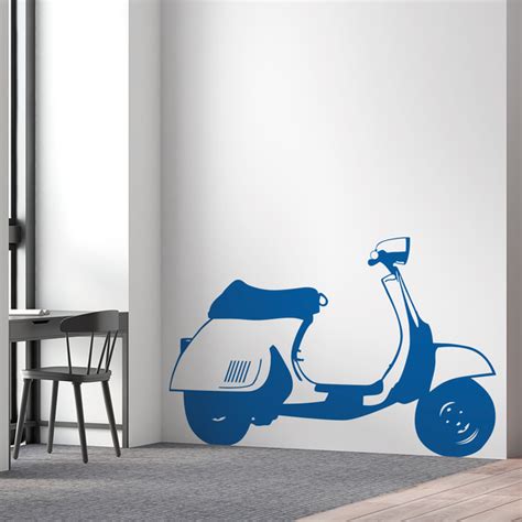 Vinilo Decorativo Scooter Vespa