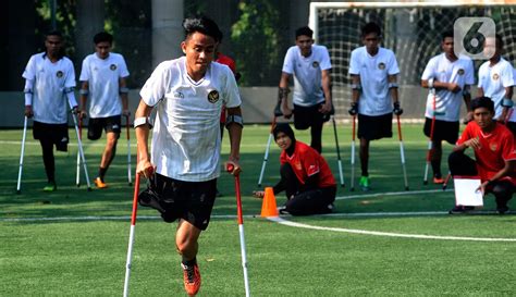 FOTO Mengintip Latihan Fisik Pemain Timnas Amputasi Indonesia Jelang